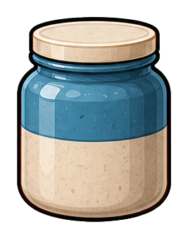 Preview for Blank Glaze Jar Sticker