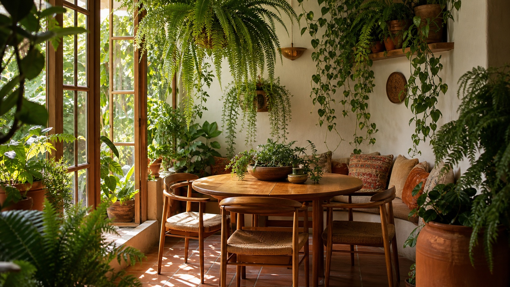 Preview for Biophilic Interior Background Stock Image