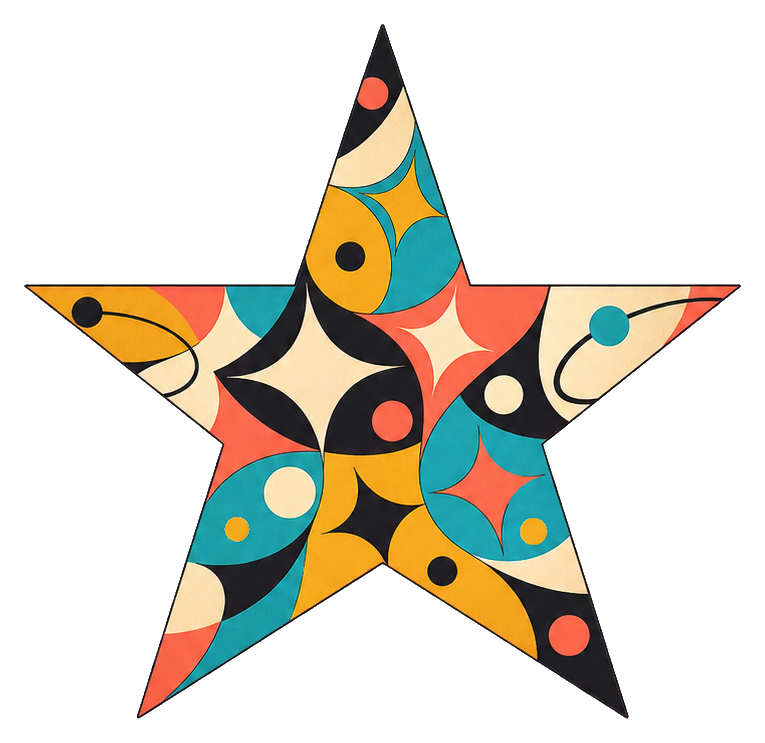 Preview for Midcentury Atomic Star Sticker