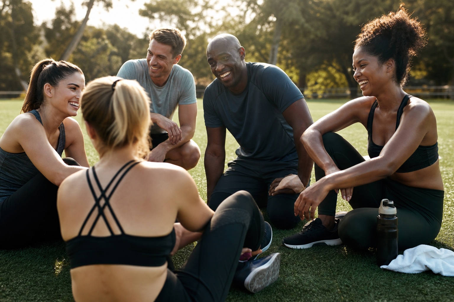 Preview for Outdoor Fitness Group Background