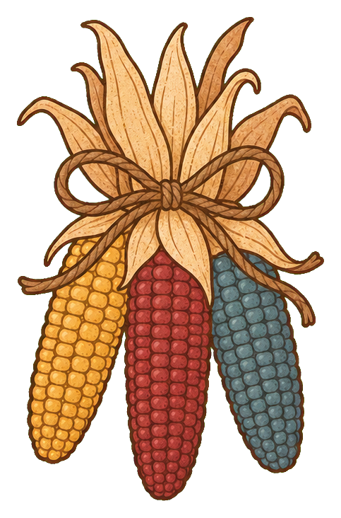 Preview for Thanksgiving Harvest Corn Trio Sticker