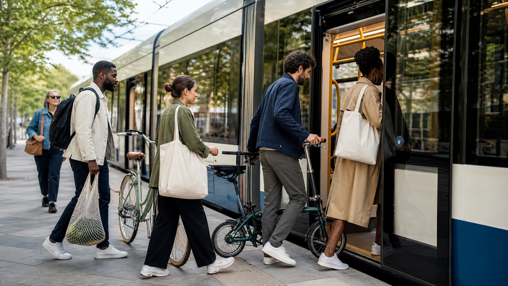 Preview for Urban Bus Stop Background For Editorial Layouts