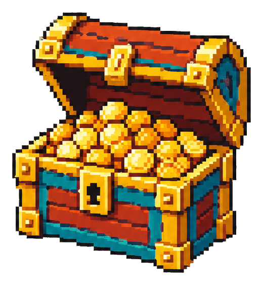 Preview for Pixel Quest Treasures Open Chest