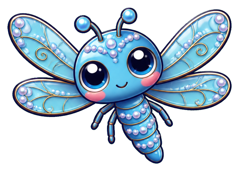 Preview for Dewdrop Dragonfly Nymph Sticker