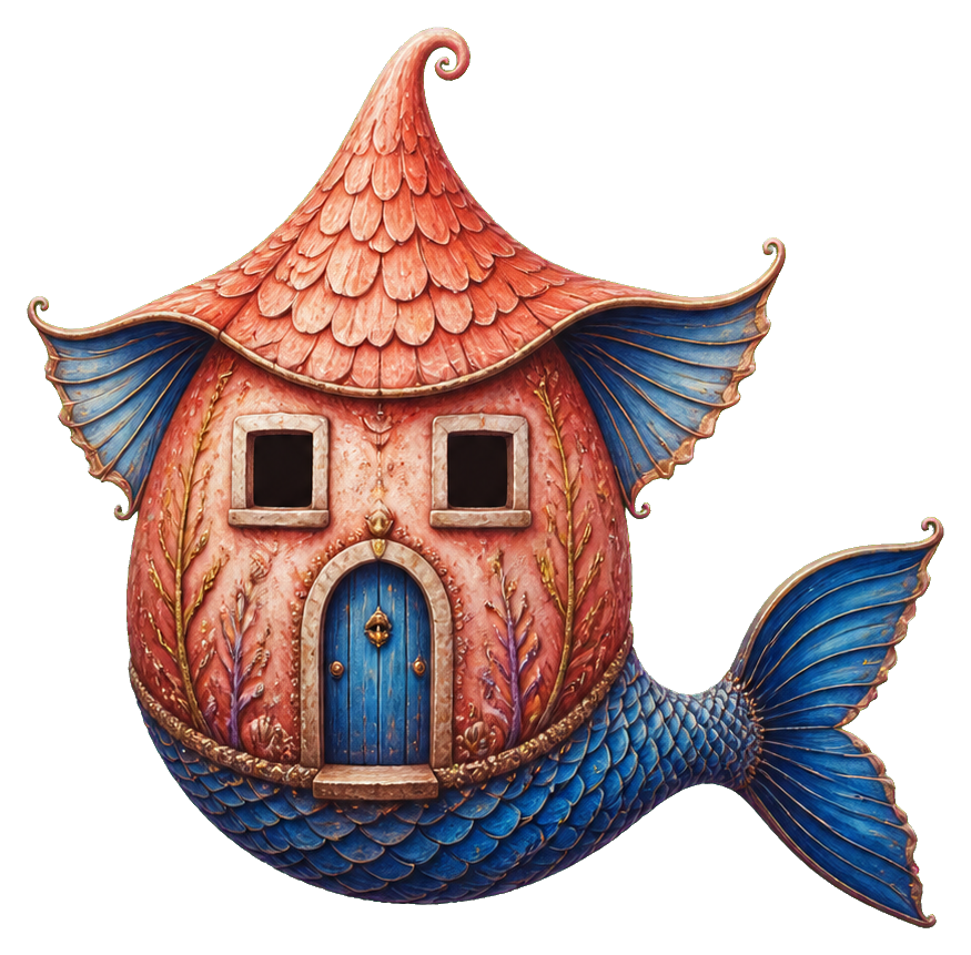 Preview for House Fish Sticker For Surreal Designs