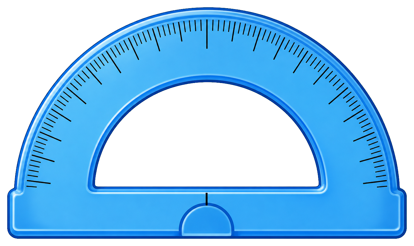 Preview for Protractor No Numbers Sticker
