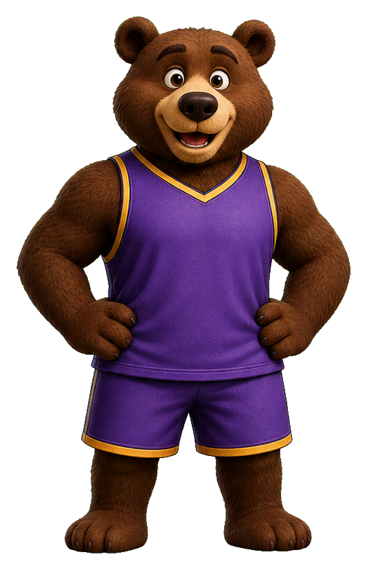 Preview for Basketball Bear Sticker