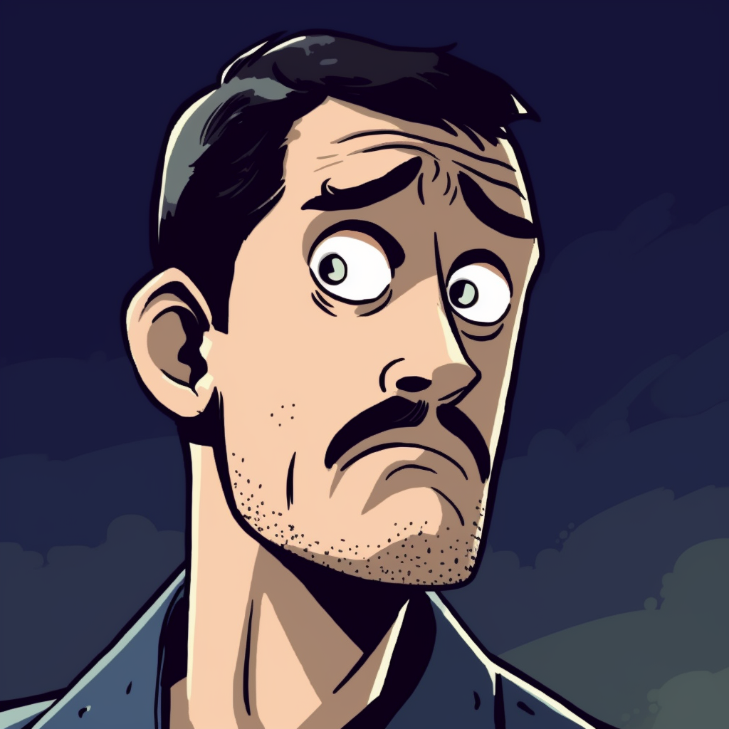 Preview for Cartoon-man-worried-expression-cartoon-meme-background-dd9ff