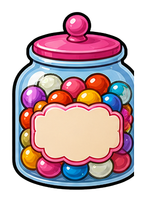 Preview for Blank Candy Jar Sticker