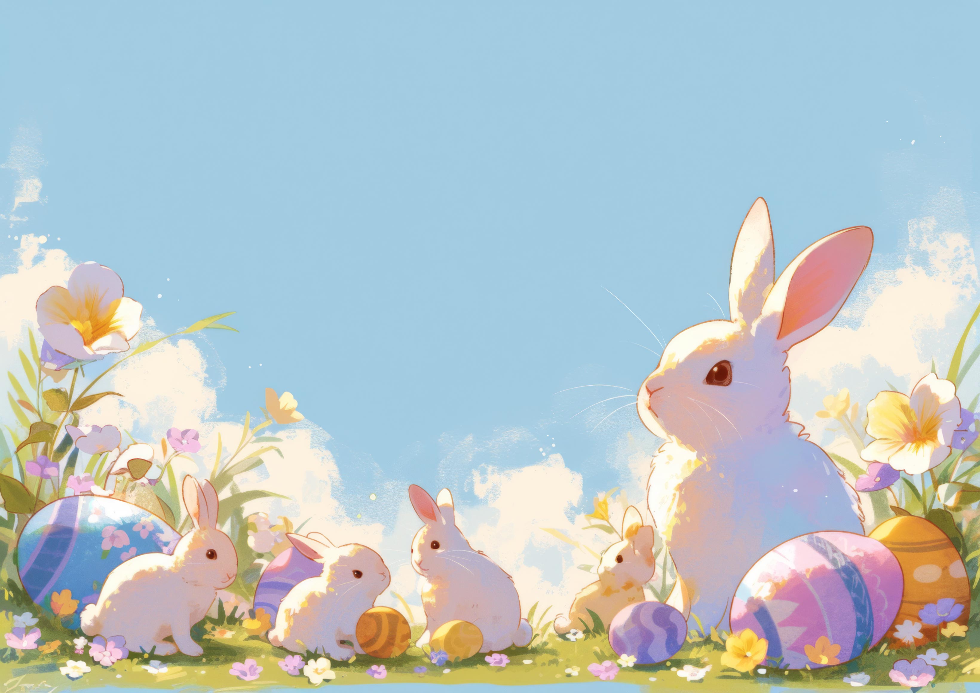 Preview for Easter-bunny-family-illustration-background-4a679
