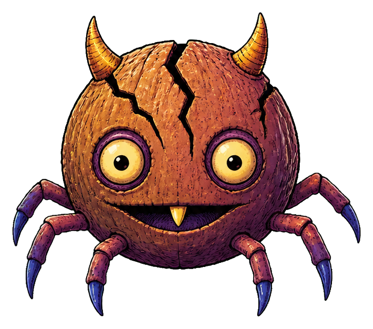 Preview for Coconut Crawler Monster Sticker