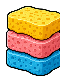 Preview for Sponge Stack Sticker Graphic