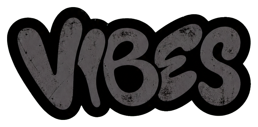 Preview for Vibes Lettering Hip Hop Sticker Graphic