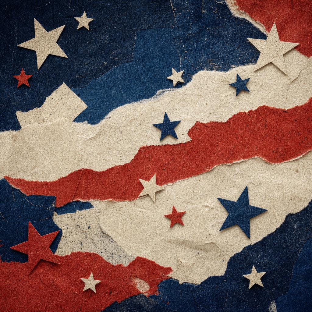Preview for Vintage Stars And Stripes Background