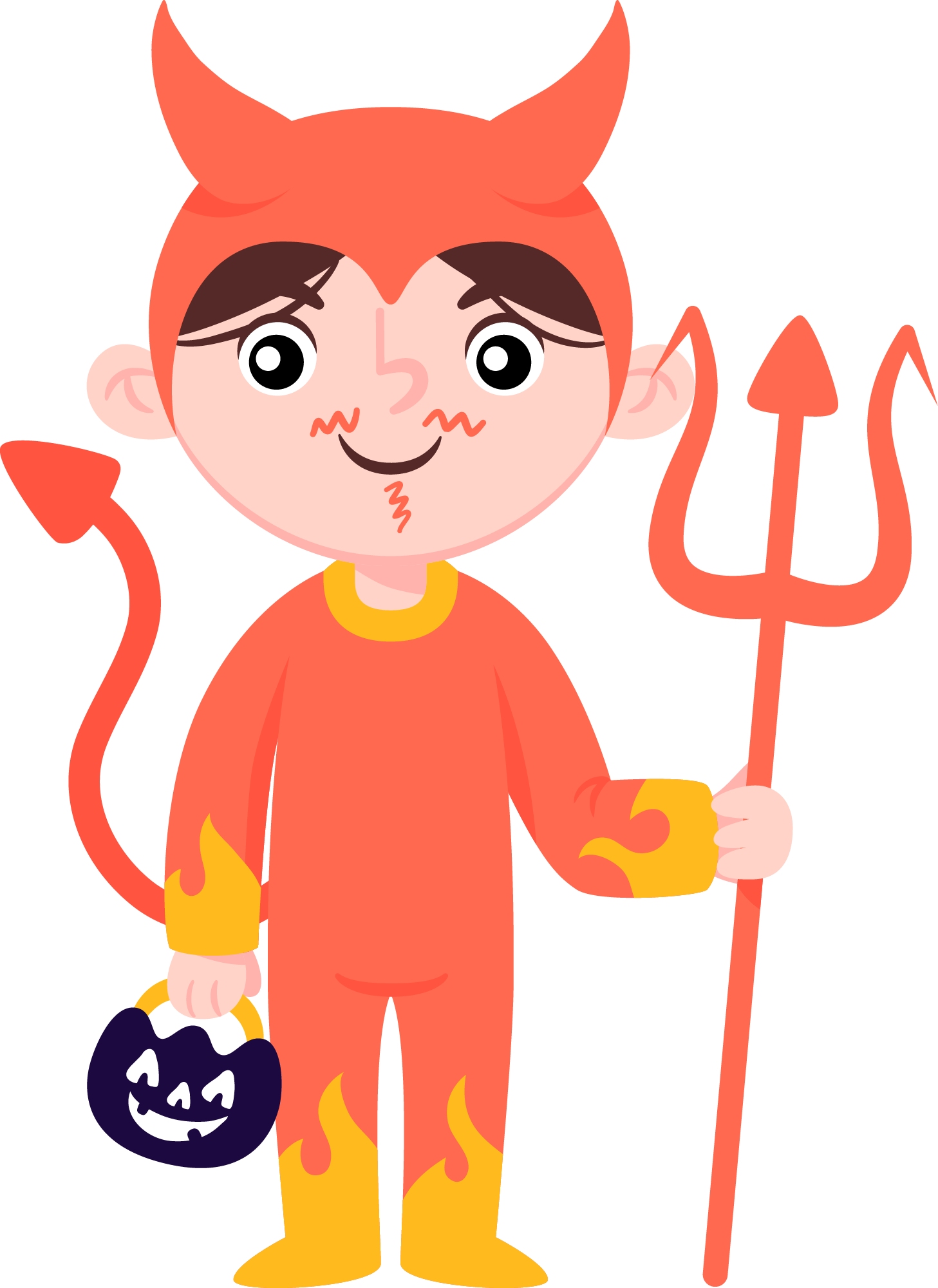 Preview for Little-devil-halloween-costume-sticker-dd66c
