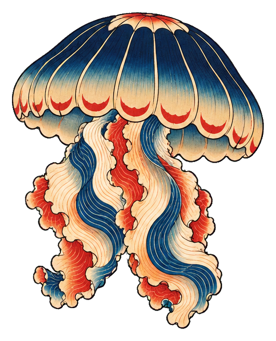 Preview for Ukiyo-e Ocean Jellyfish
