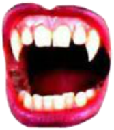 Preview for Vampire-teeth-close-up-mouths-sticker-21b5c