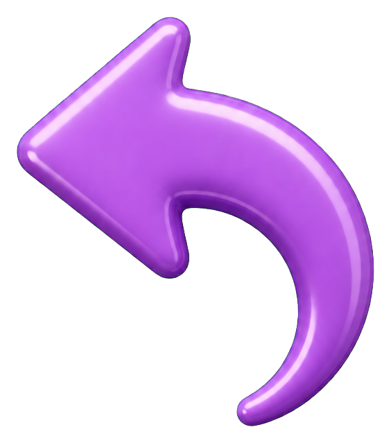 Preview for Geometric Purple Arrow Sticker