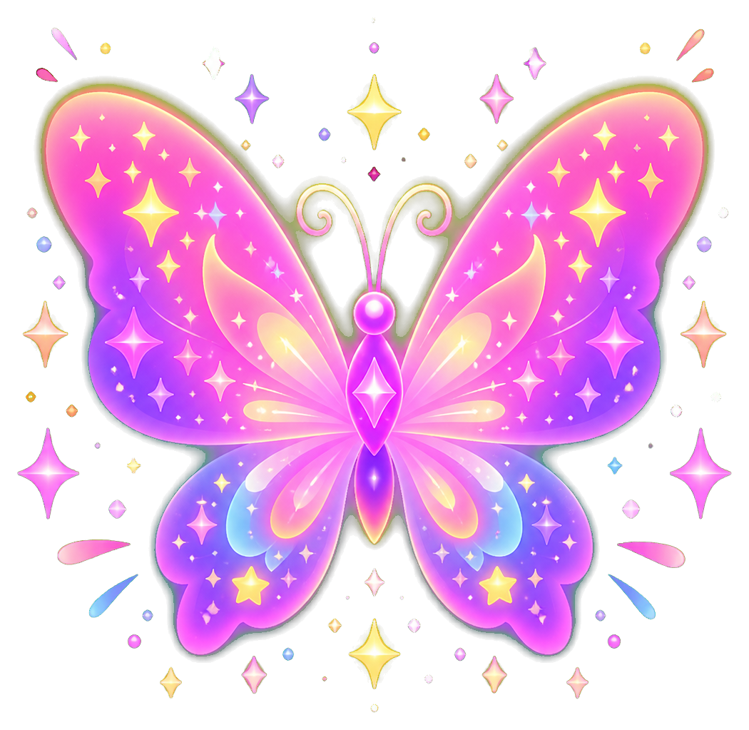 Preview for Sparkle Butterfly Sticker Graphic