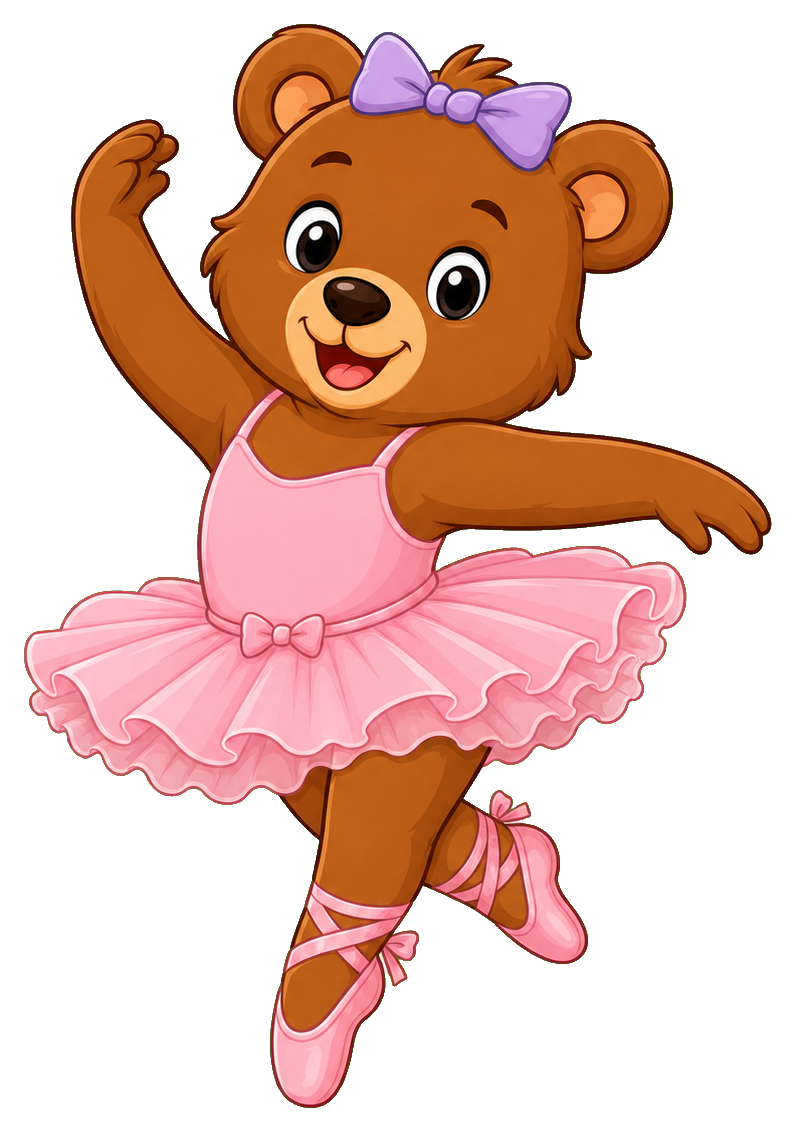 Preview for Ballerina Bear Sticker