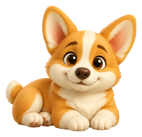 Preview for 3d Puppy Pals Corgi Loaf