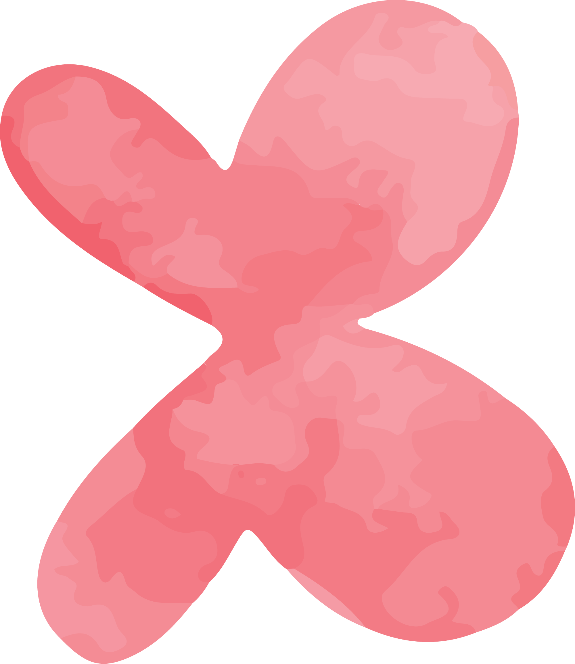 Preview for Pink-x-logo-design-summer-watercolor-sticker-0266e