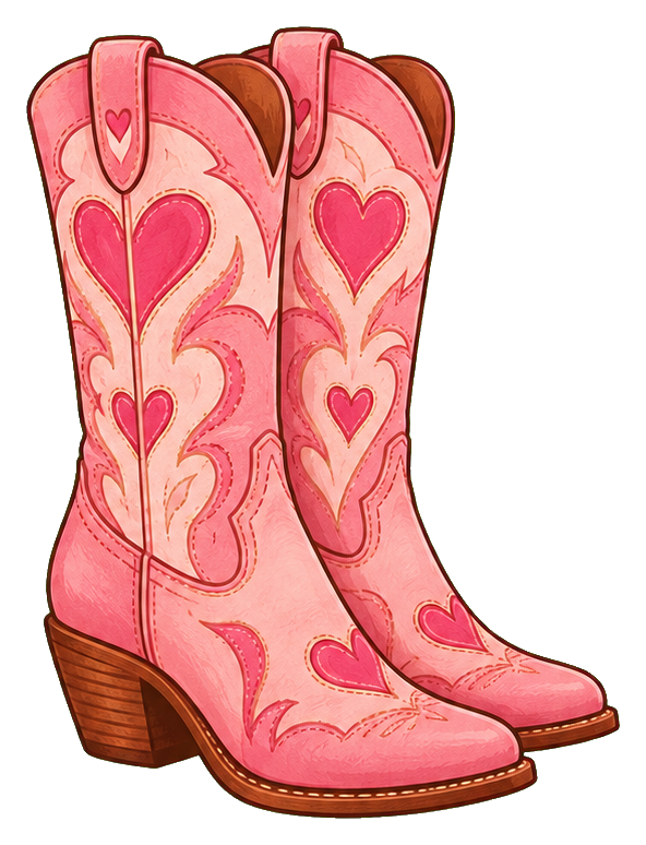 Preview for Pink Cowgirl Boots