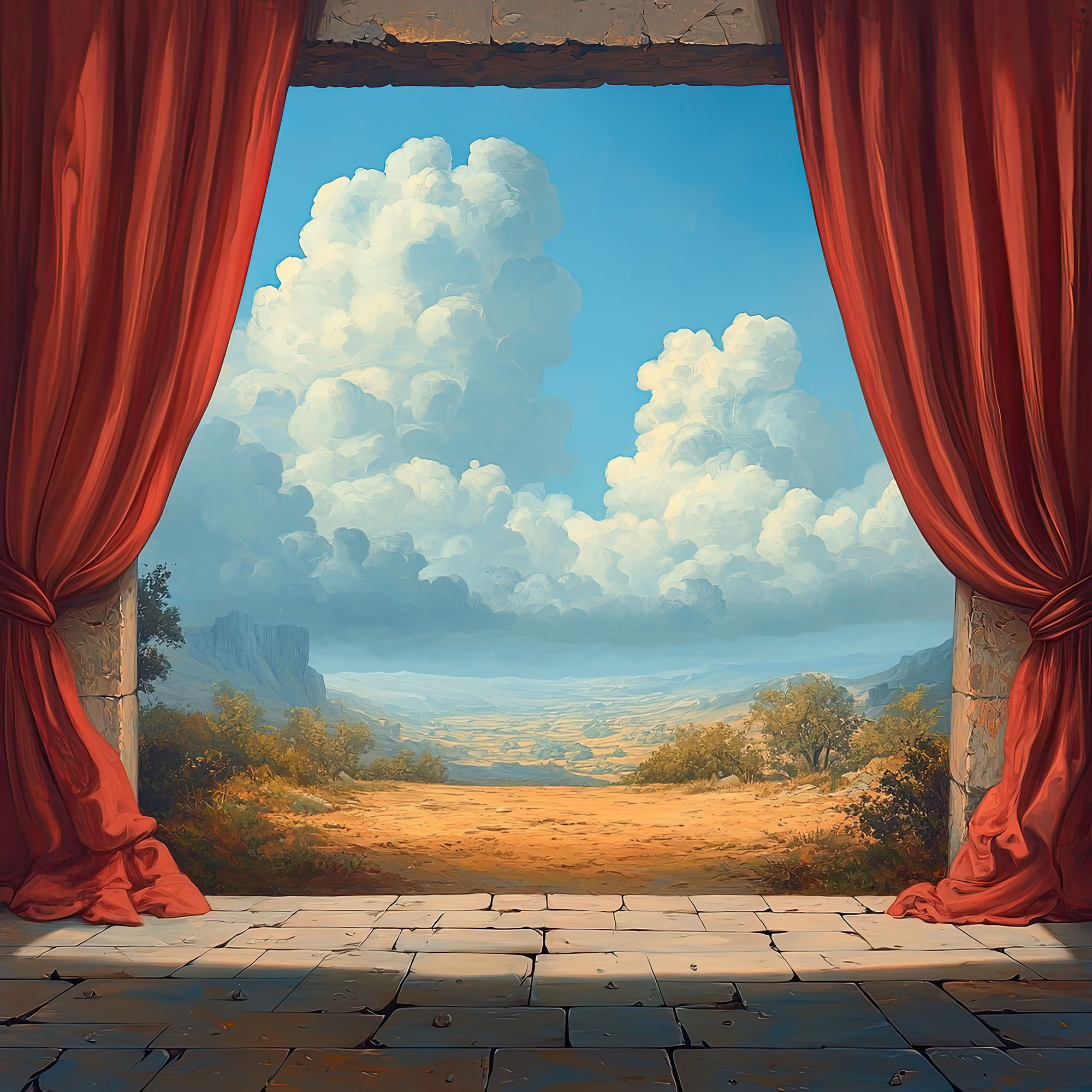 Preview for Serene-landscape-window-view-interior-backdrop-background-0cb23