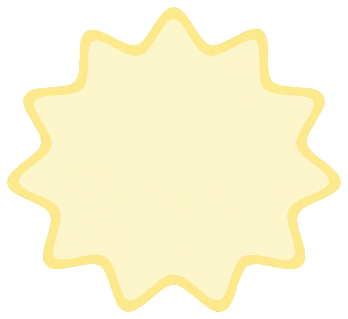 Preview for Yellow Starburst Callout Sticker
