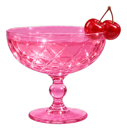 Preview for Cherry Cocktail Glass Sticker