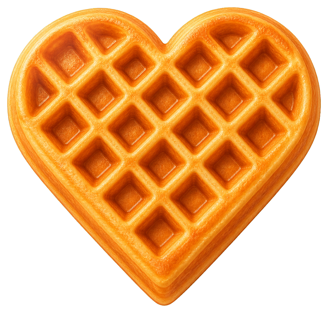 Preview for Waffle Heart Sticker