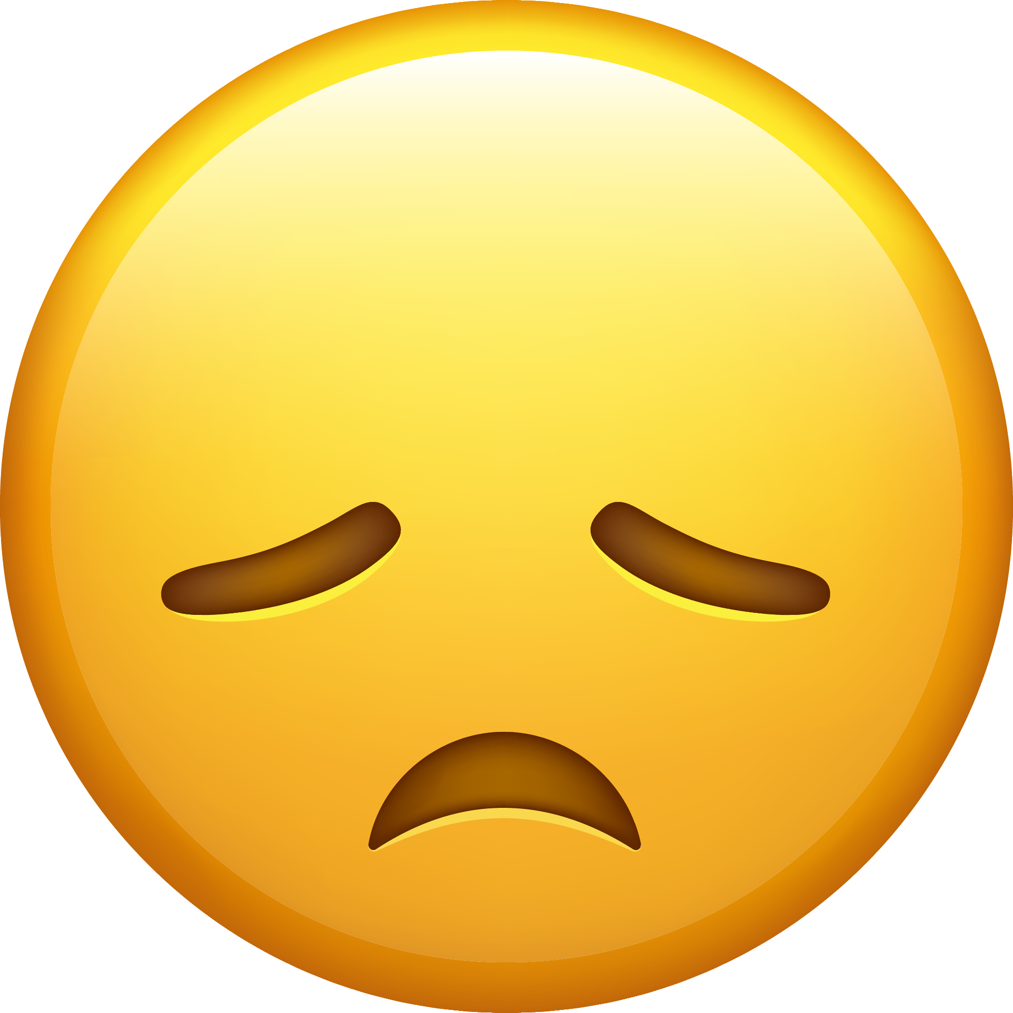 Preview for Relaxed-emoji-face-emoji-classic-sticker-8663a