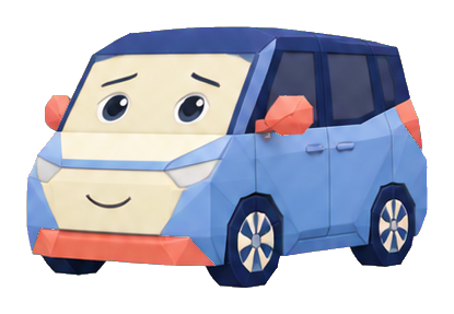 Preview for Calm Origami Minivan Character Sticker