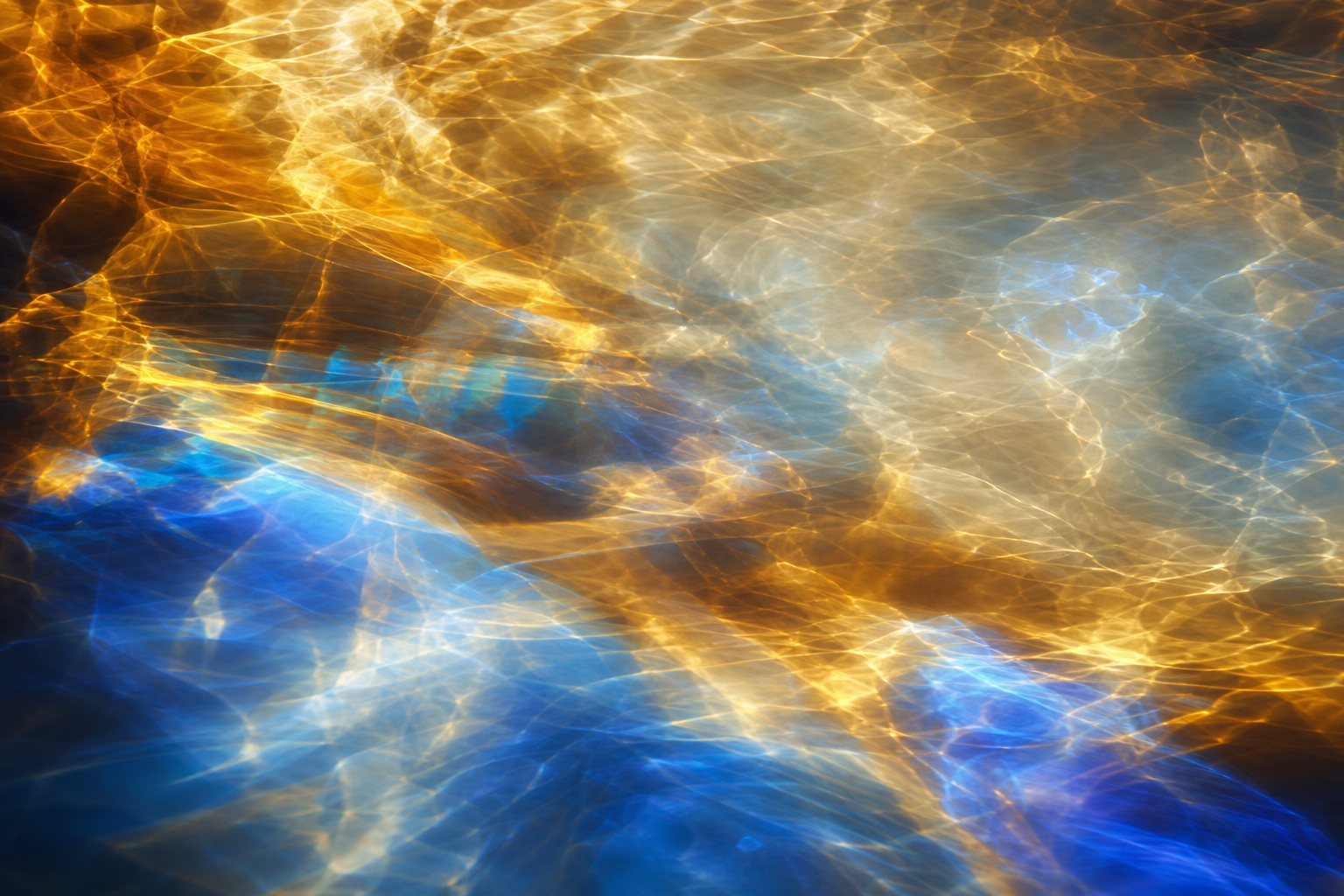 Preview for Amber Cobalt Prismatic Glass Reflection Background