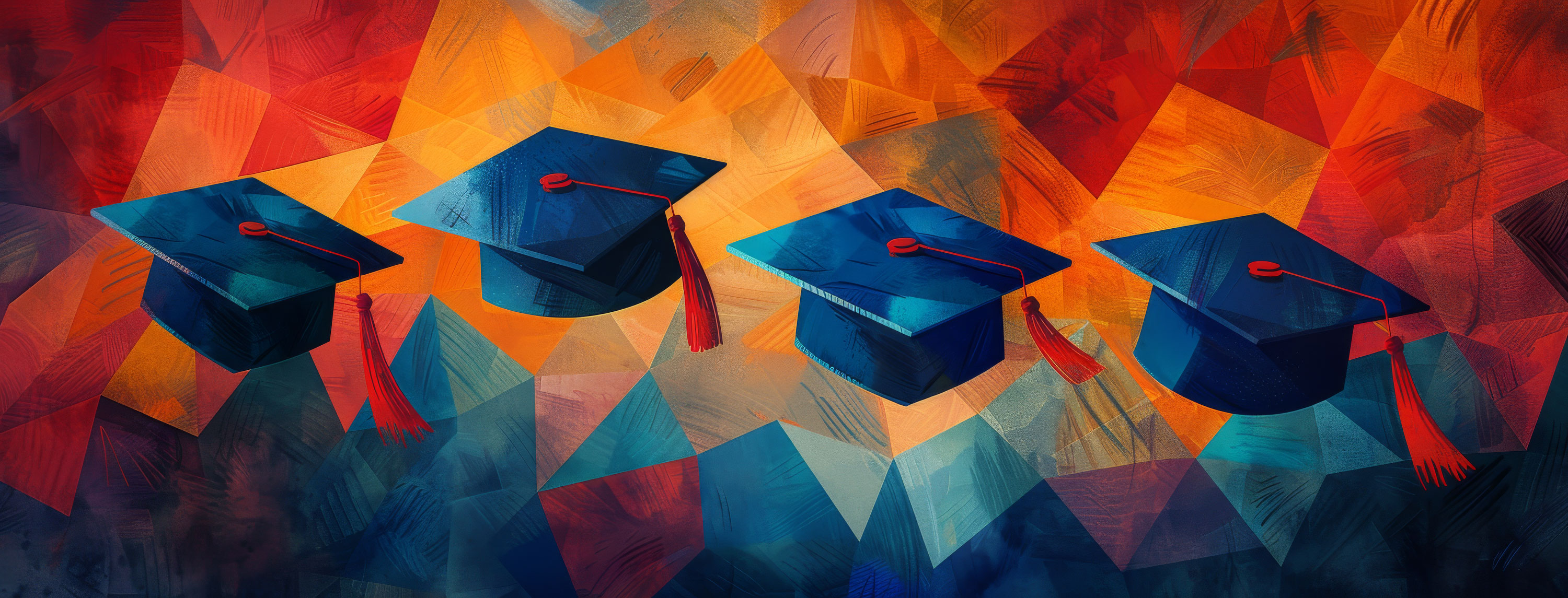 Preview for Graduation-caps-banner-template-graduation-cover-background-bac00