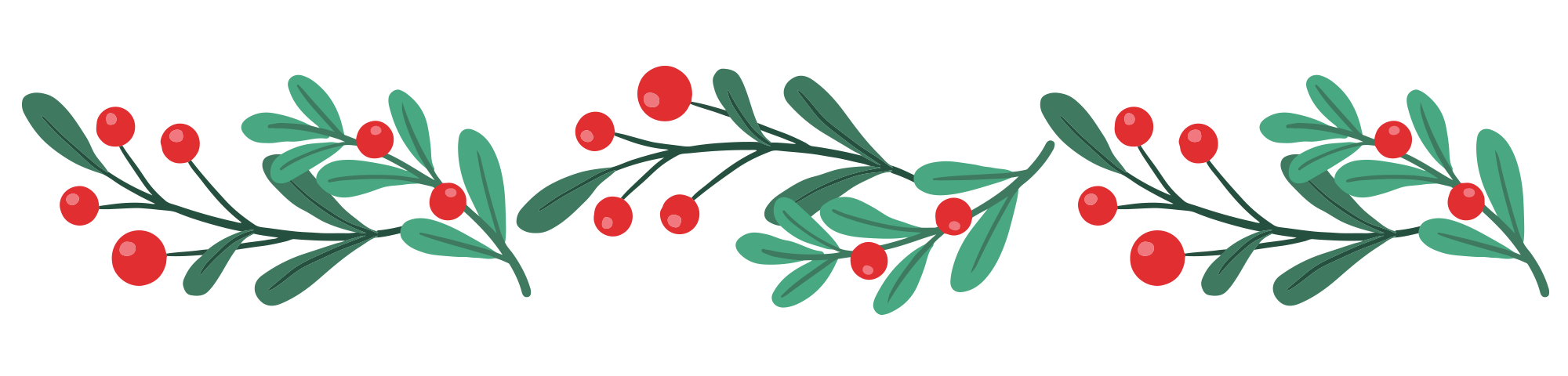 Preview for Holly-border-design-holiday-design-sticker-1050e