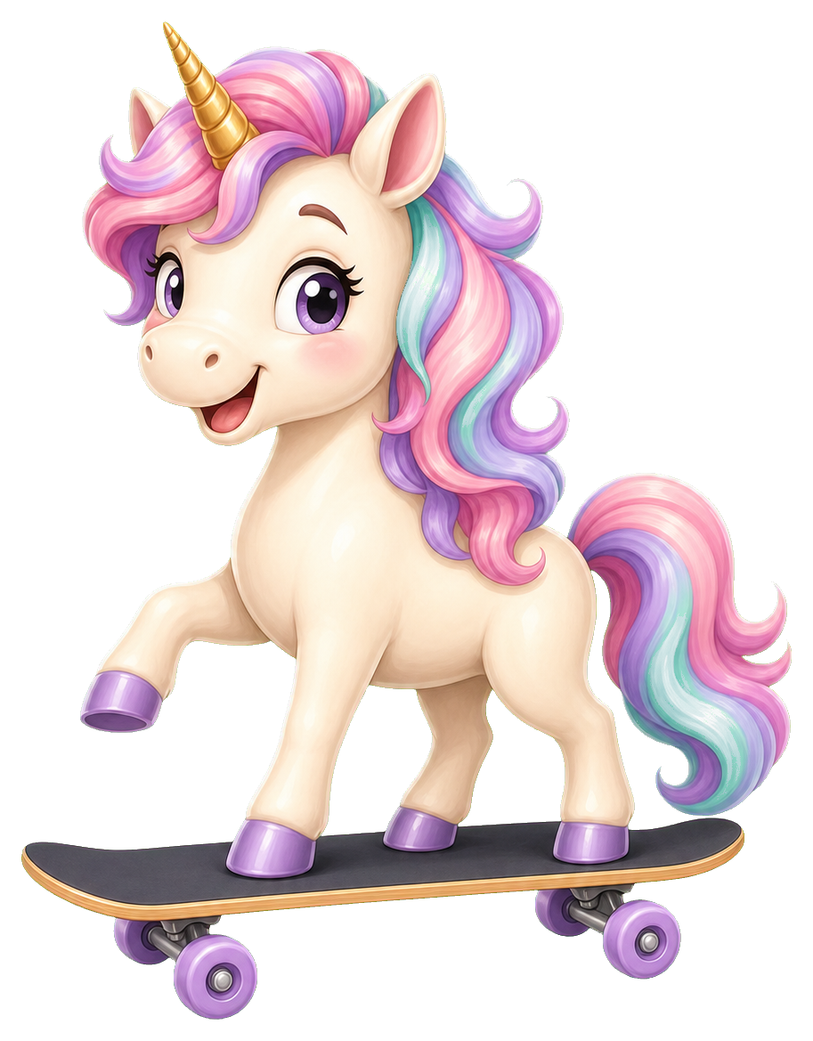 Preview for Unicorn Skateboard Sticker