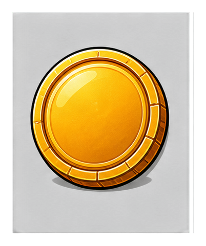 Preview for Plain Arcade Coin Sticker