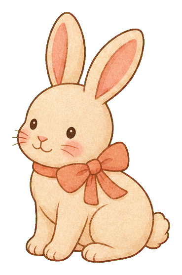 Preview for Cream Spring Bunny Sticker Graphic