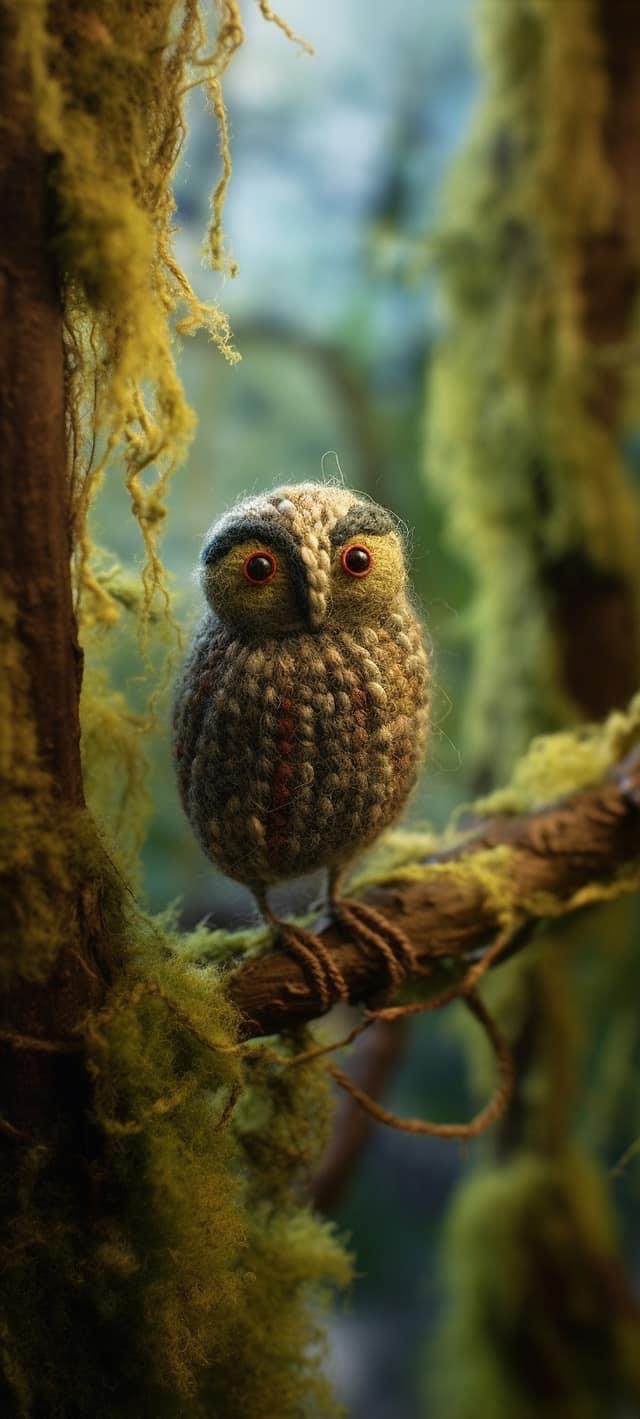 Preview for Owl-in-mossy-forest-crochet-critters-background-f5c24