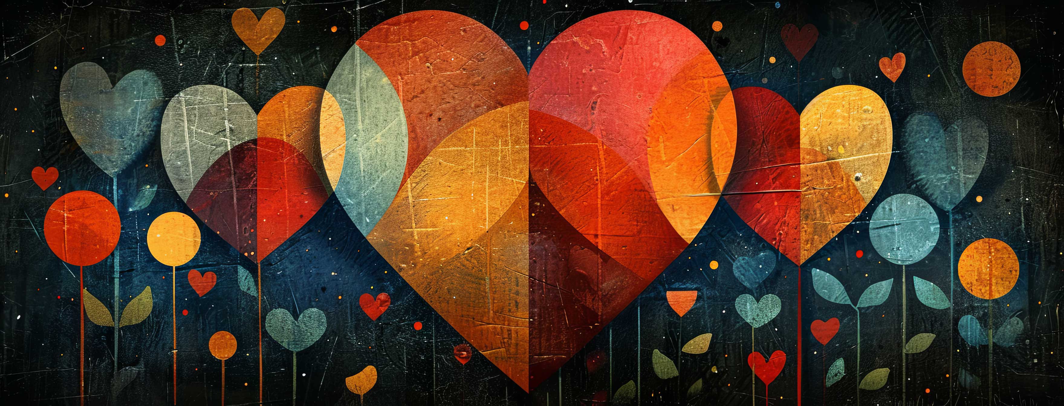 Preview for Vibrant-heart-art-digital-painting-heart-cover-background-7ede7
