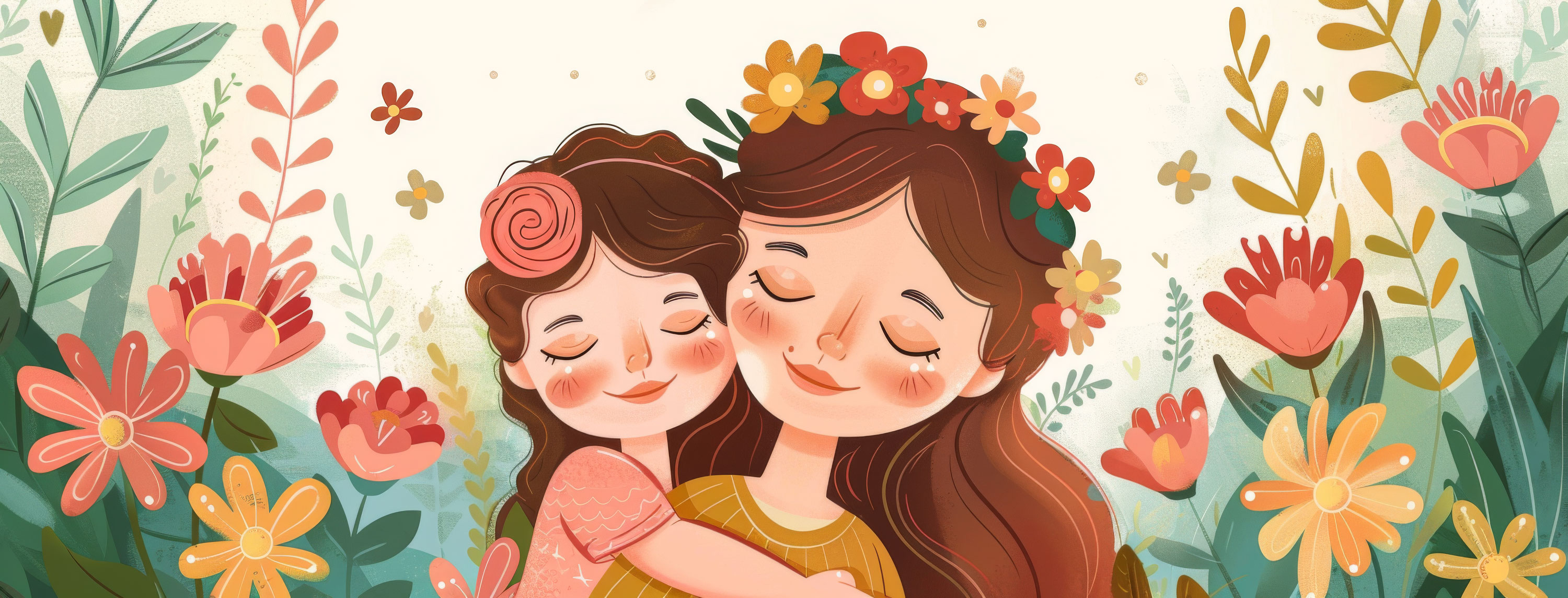 Preview for Mother-daughter-celebration-mothers-day-background-29acb