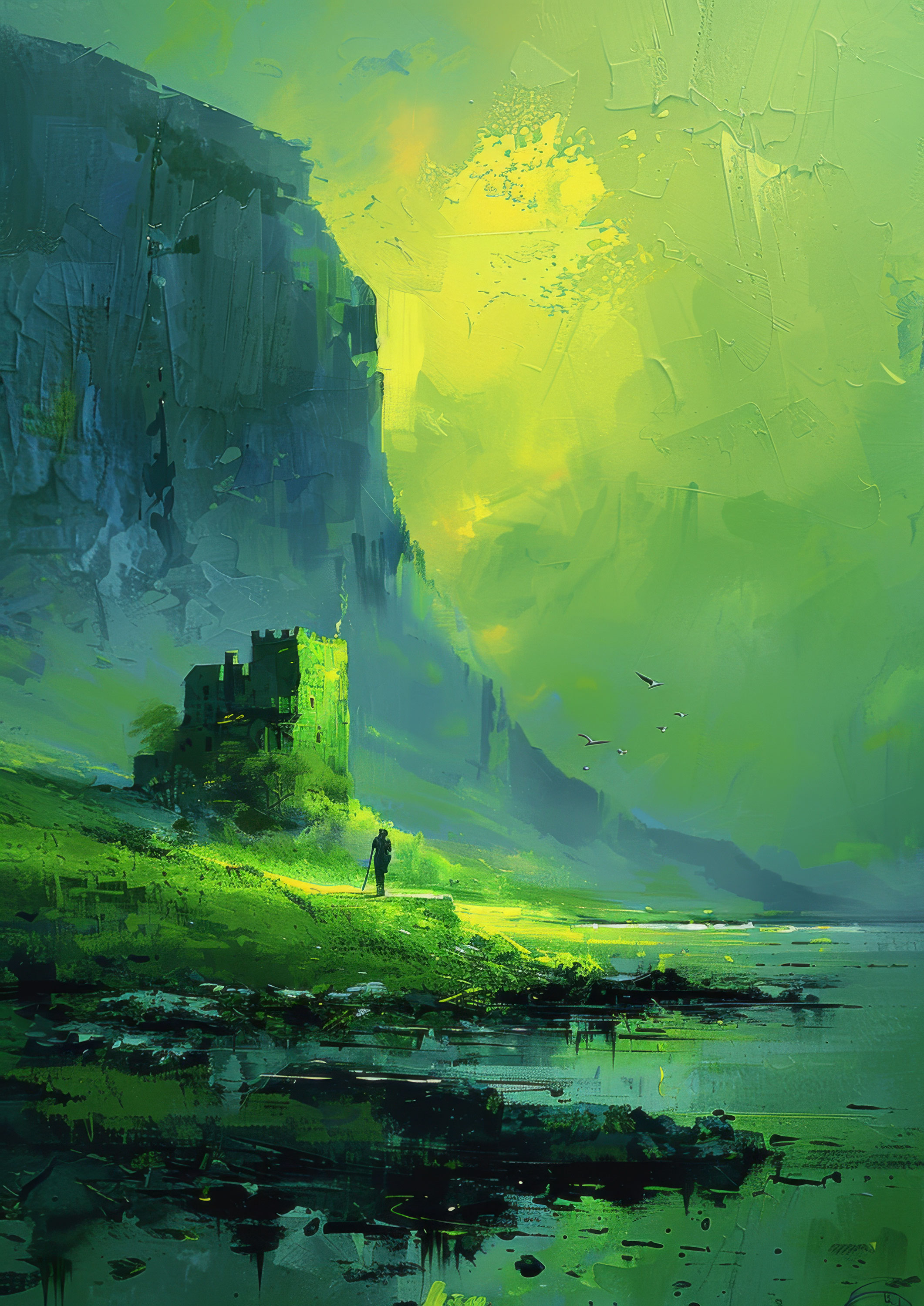Preview for Mysterious-landscape-painting-st-patricks-background-60964