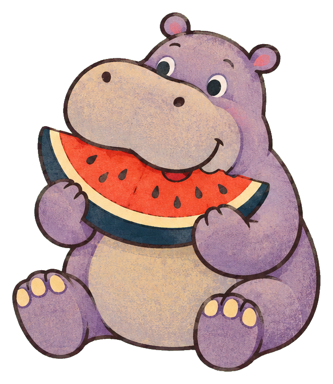 Preview for Hippo And Watermelon