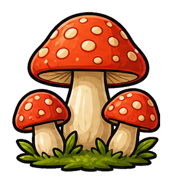Preview for Mushroom Cluster Sticker