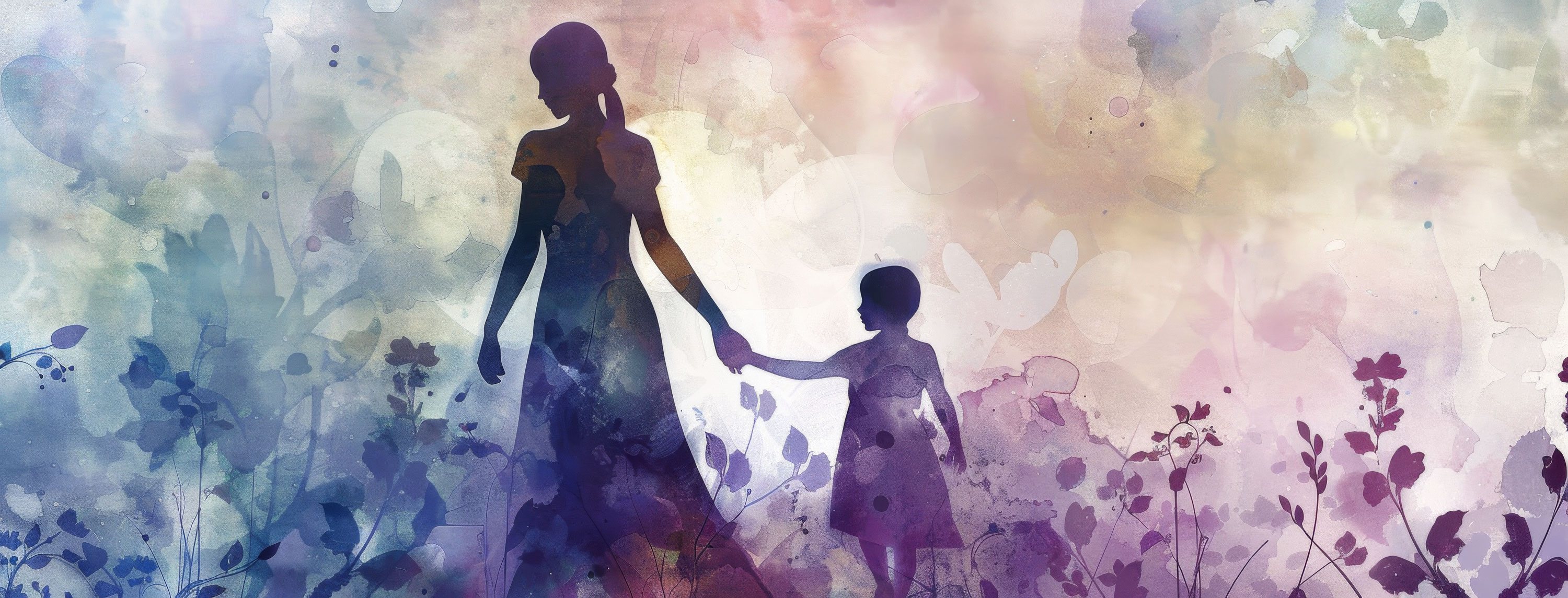 Preview for Mother-child-watercolor-art-mothers-day-background-a680b