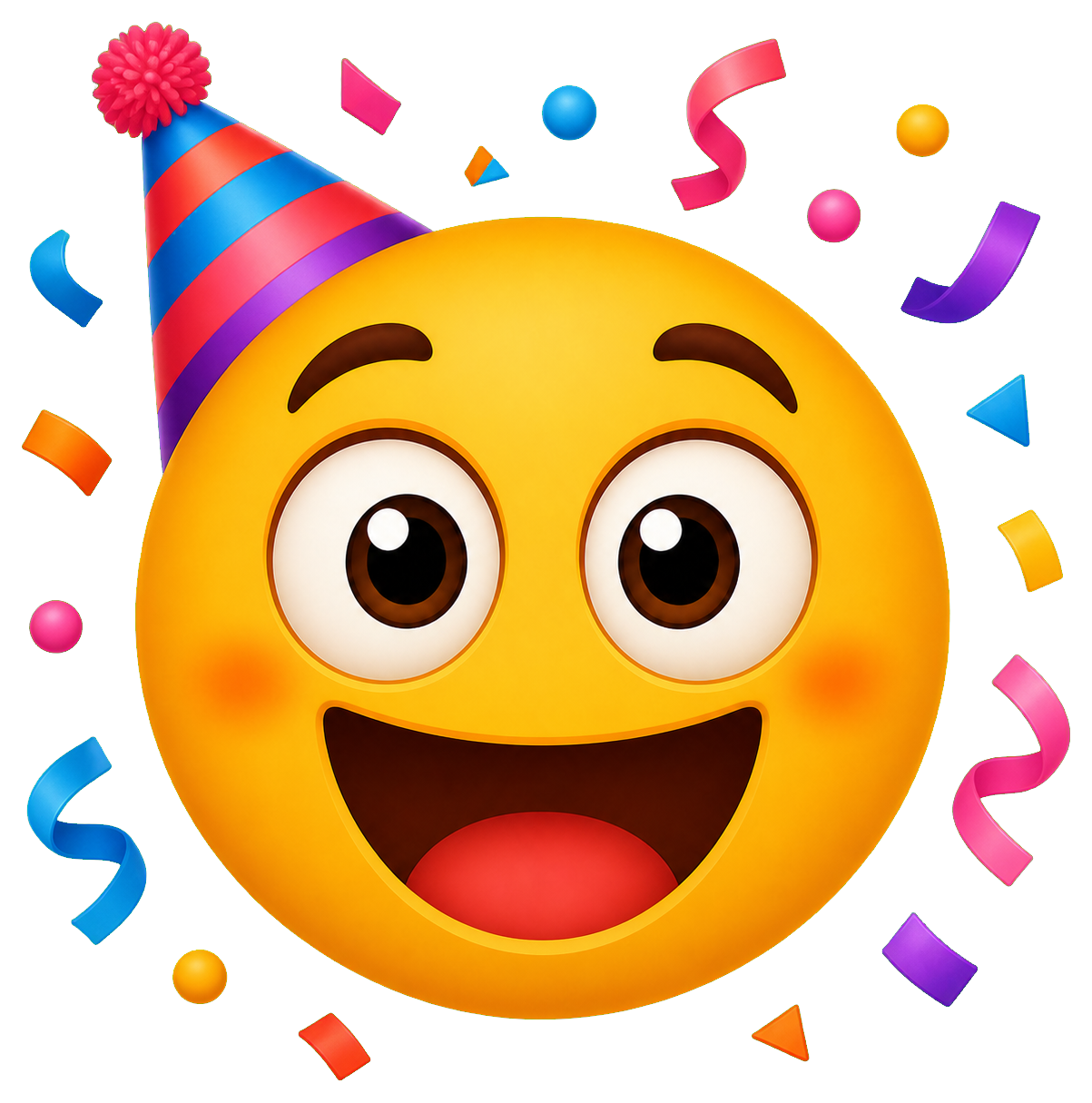 Preview for Party Confetti Face Sticker