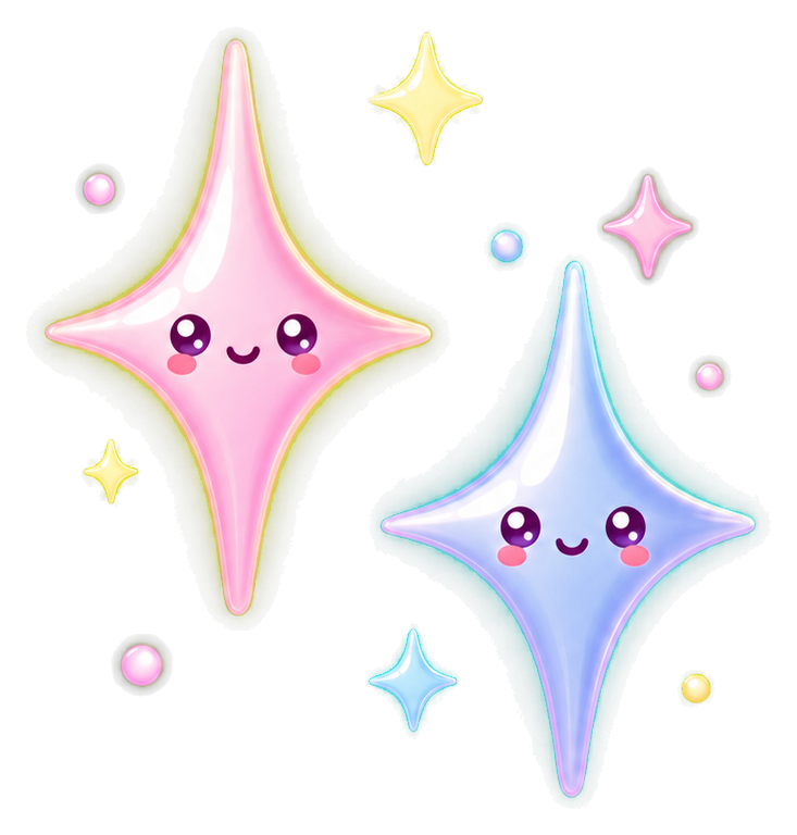 Preview for Pastel Twinkle Pair Sticker