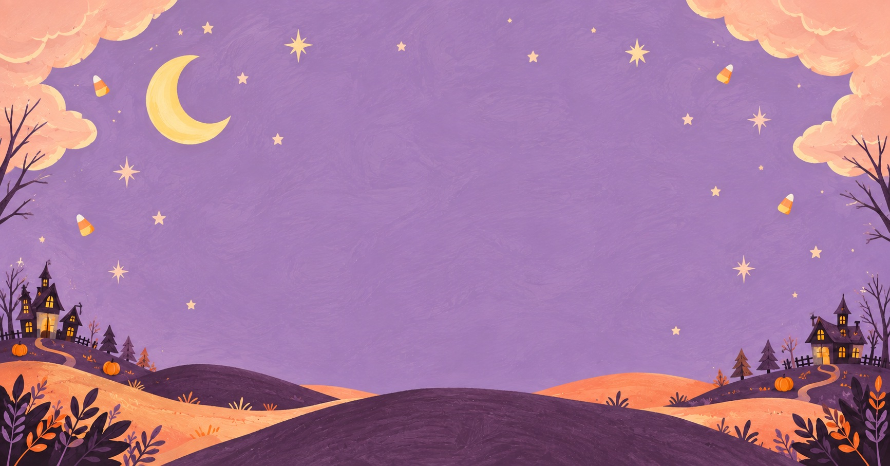 Preview for Cute Halloween Moonlit Background