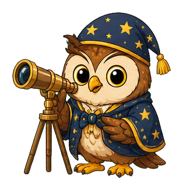 Preview for Astronomer Owl Sticker